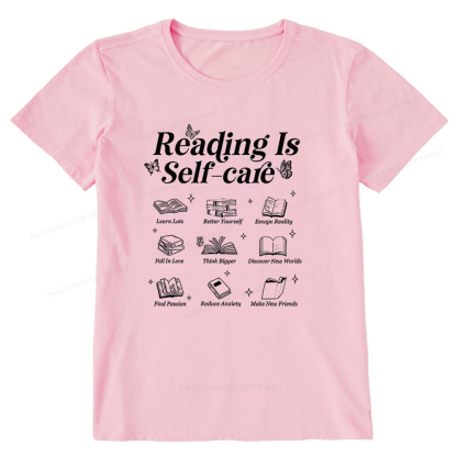 Pagewings Reading Is Self Care Unisex Classic T-shirt