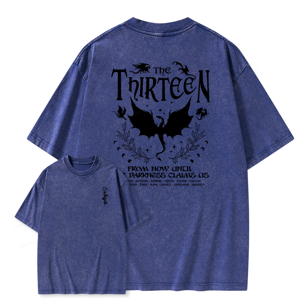 Pagewings The Thirteen Unisex Washed T-shirt