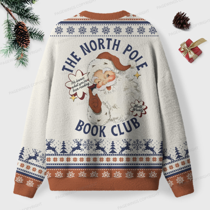 Pagewings The North Pole Book Club Unisex Ugly Sweatshirt