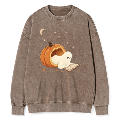 Pagewings Waiting For Fall Unisex Washed Sweatshirt
