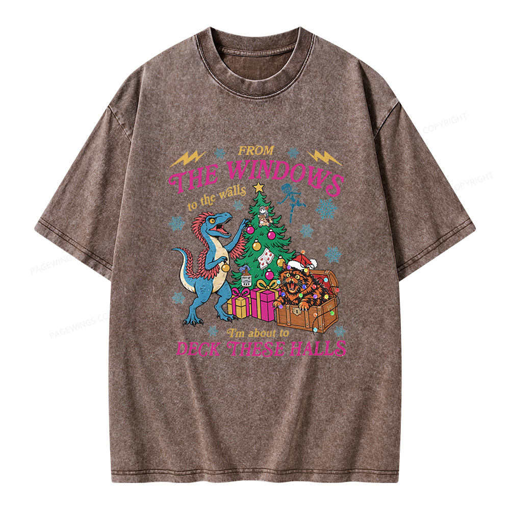 Pagewings From The Windows To The Wall Unisex Washed T-shirt
