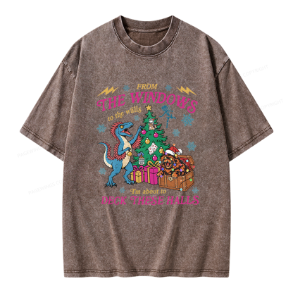 Pagewings From The Windows To The Wall Unisex Washed T-shirt