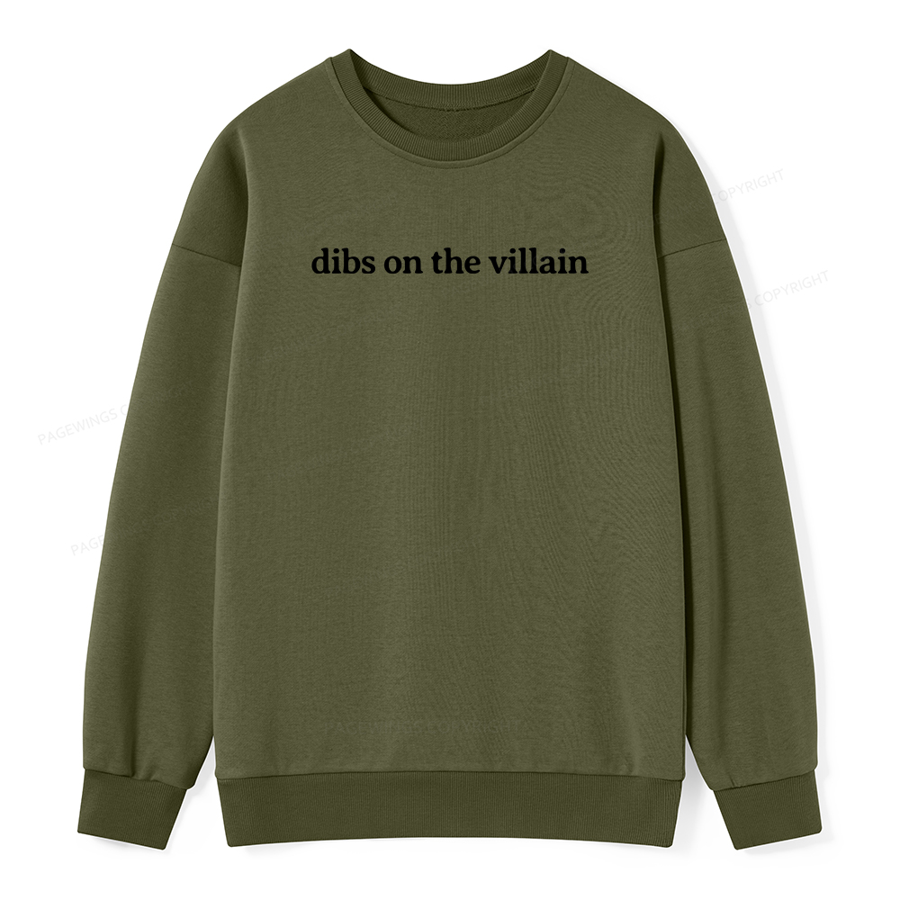 Pagewings Dibs On The Villain Unisex Classic Sweatshirt