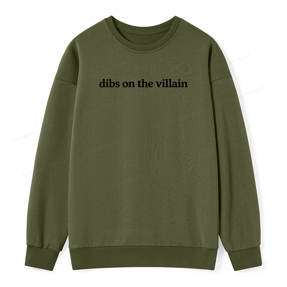 Pagewings Dibs On The Villain Unisex Classic Sweatshirt
