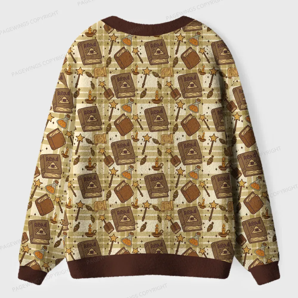 Pagewings Read Unisex Ugly Cardigan Sweaters