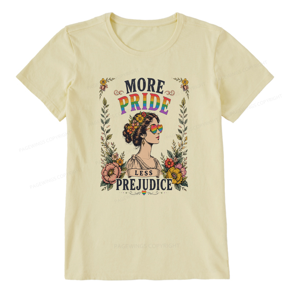 Pagewings More Pride Less Prejudice Unisex Classic T-shirt