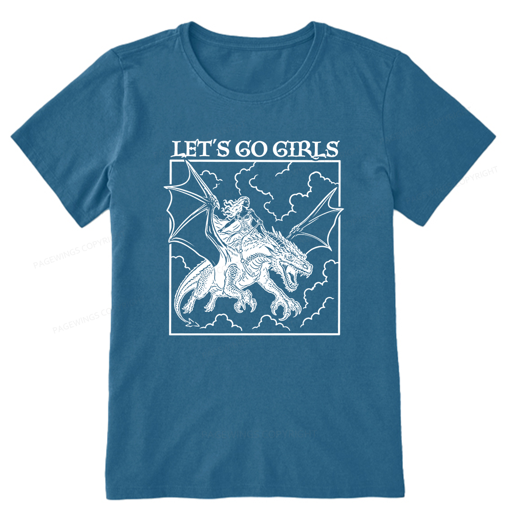 Pagewing Let's Go Girls Bookish Unisex Classic T-shirt
