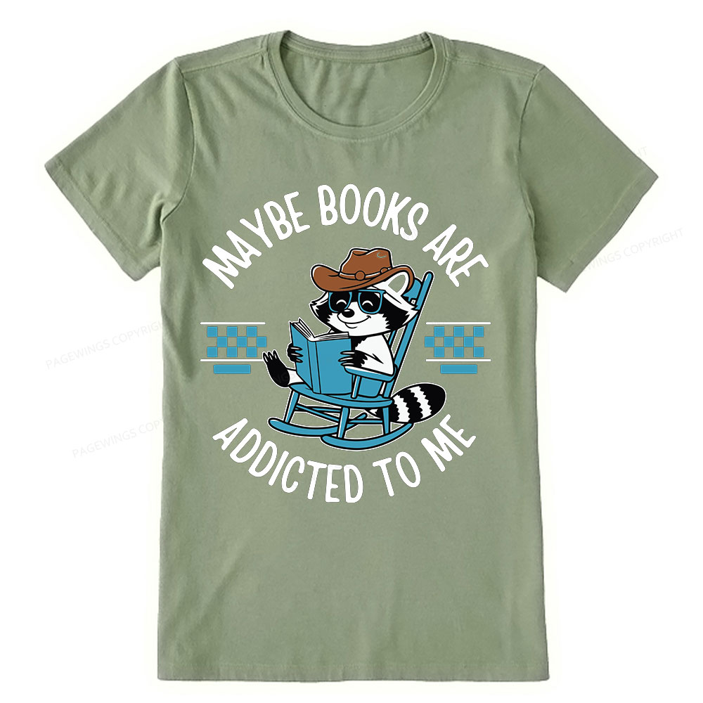 Pagewing Books Are Addicted To Me Unisex Classic T-shirt