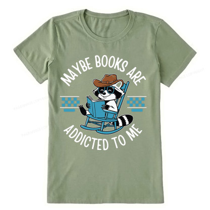 Pagewing Books Are Addicted To Me Unisex Classic T-shirt