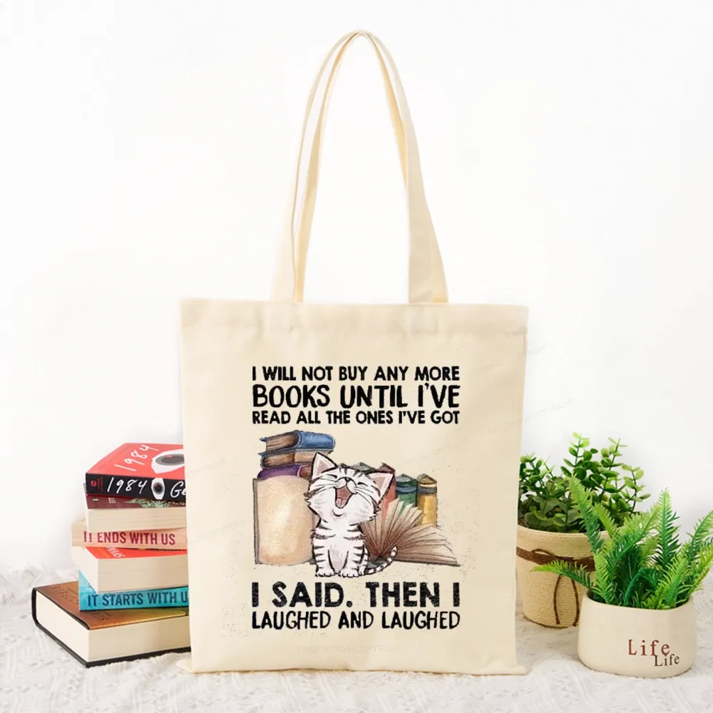 Pagewings I Will Not Buy Any More Books Tote Bag