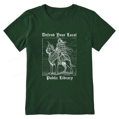 Pagewings Defend Your Local Public Library Unisex Classic T-shirt