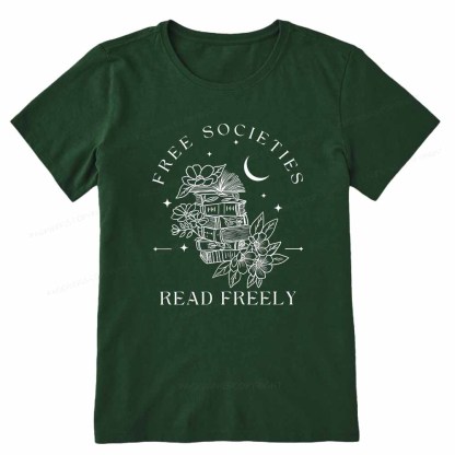 Pagewings Free Societies Read Freely Comfort Colors Shirt Unisex Classic T-shirt