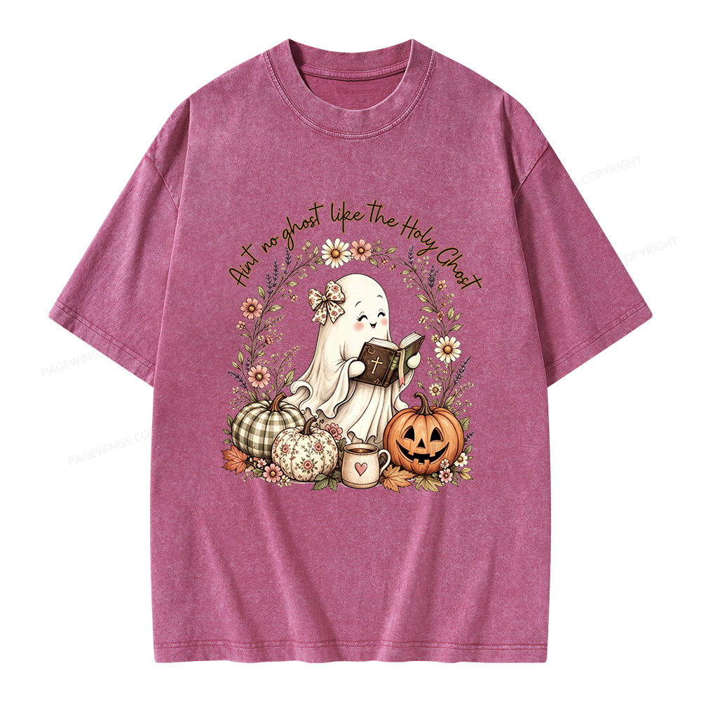 Pagewings Christian Halloween Unisex Washed T-shirt