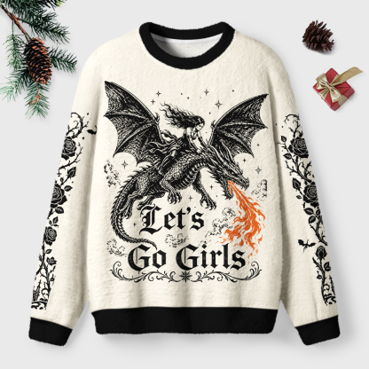 Pagewings Let's go girls Unisex Ugly Light Knit Sweatshirt