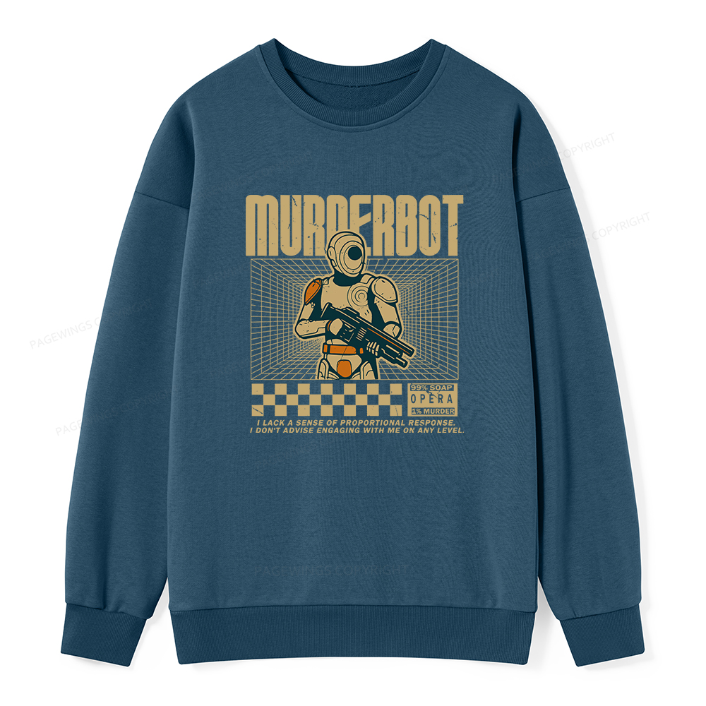 Pagewings Sci-Fiction Robot Hobby Unisex Classic Sweatshirt