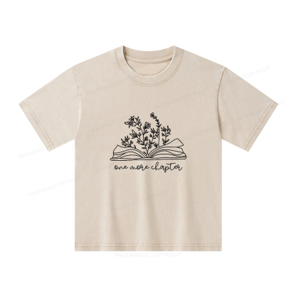 Pagewings Cute Graphic Tees Trending Now Unisex Kids Washed T-shirt