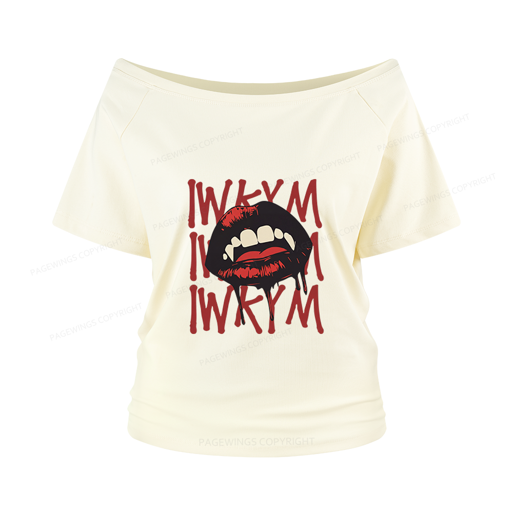 Pagewings Sci Fi Novel Lover Women Off Shoulder T-shirts