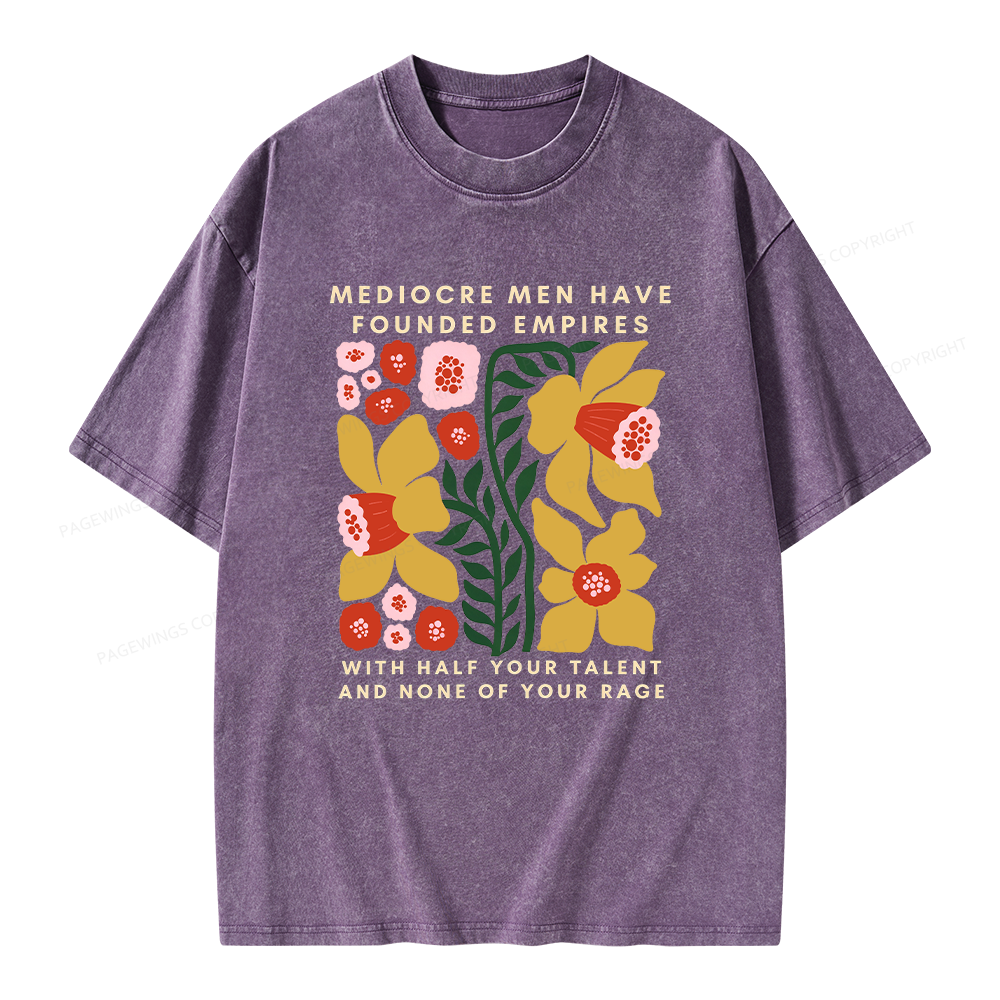 Pagewings With Half Your Talent Unisex Washed T-shirt