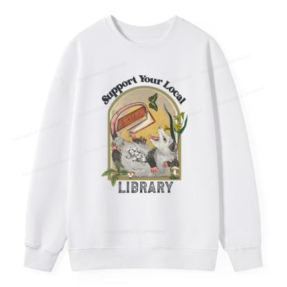 Pagewings Library Readers Make Leaders Jersey Short Sleeve Tee Unisex Classic Sweatshirt