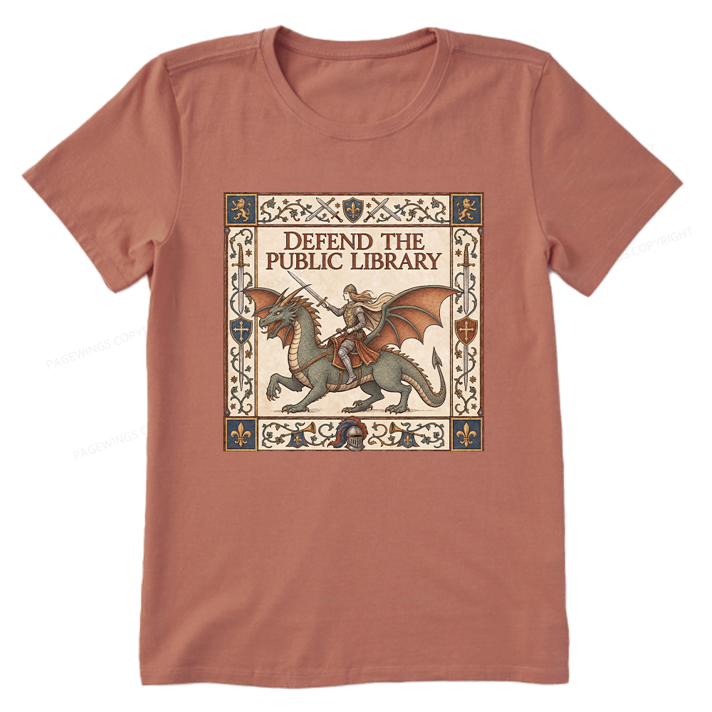 Pagewings Defend the Public Library Unisex Classic T-shirt