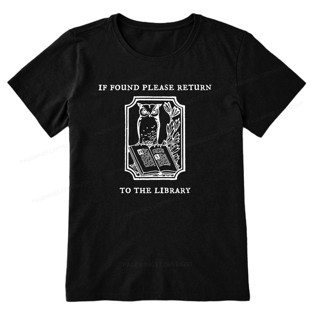 Pagewings Librarian Gift Owl Book Shirt Unisex Classic T-shirt