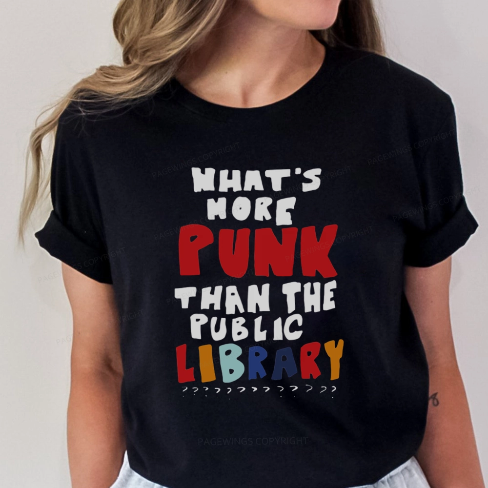 Pagewings What's More Punk Than The Public Library Unisex Classic T-shirt