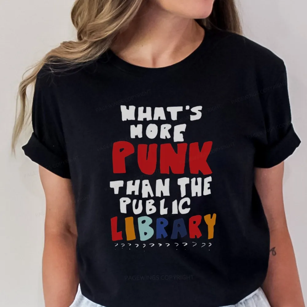 Pagewings What's More Punk Than The Public Library Unisex Classic T-shirt