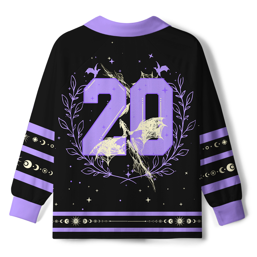 Pagewings Dragon Rider Unisex Long Sleeve Jersey