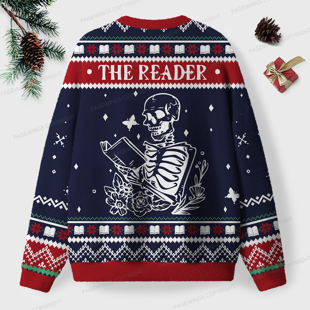 Pagewings The Reader Unisex Ugly Sweatshirt
