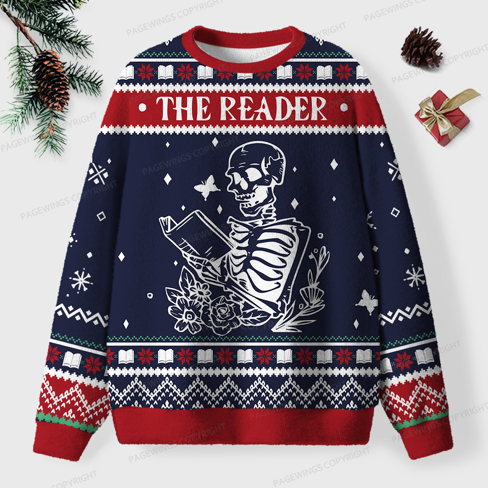 Pagewings The Reader Unisex Ugly Sweatshirt
