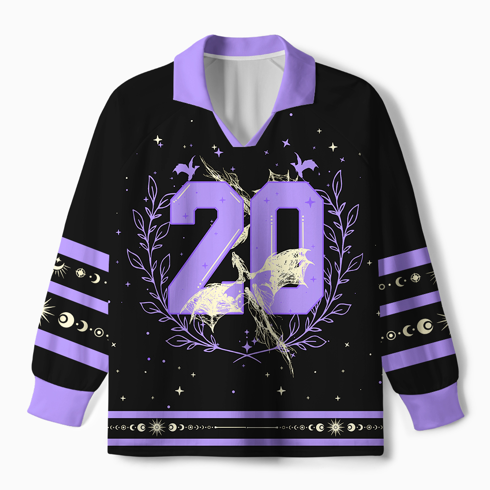 Pagewings Dragon Rider Unisex Long Sleeve Jersey