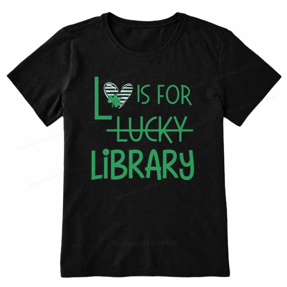 Pagewings St Patricks Day Librarian Tshirt Unisex Classic T-shirt