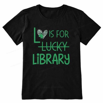 Pagewings St Patricks Day Librarian Tshirt Unisex Classic T-shirt