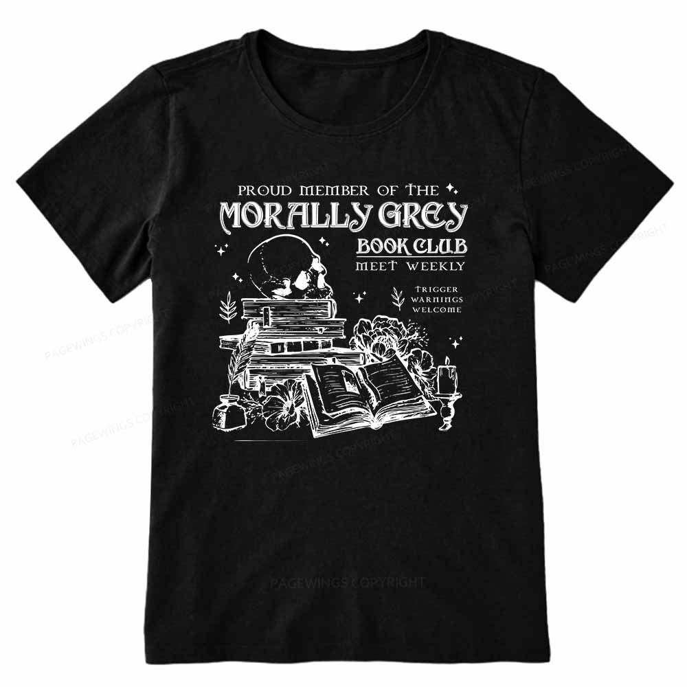 Pagewings Morally Grey Book Club Unisex Classic T-shirt
