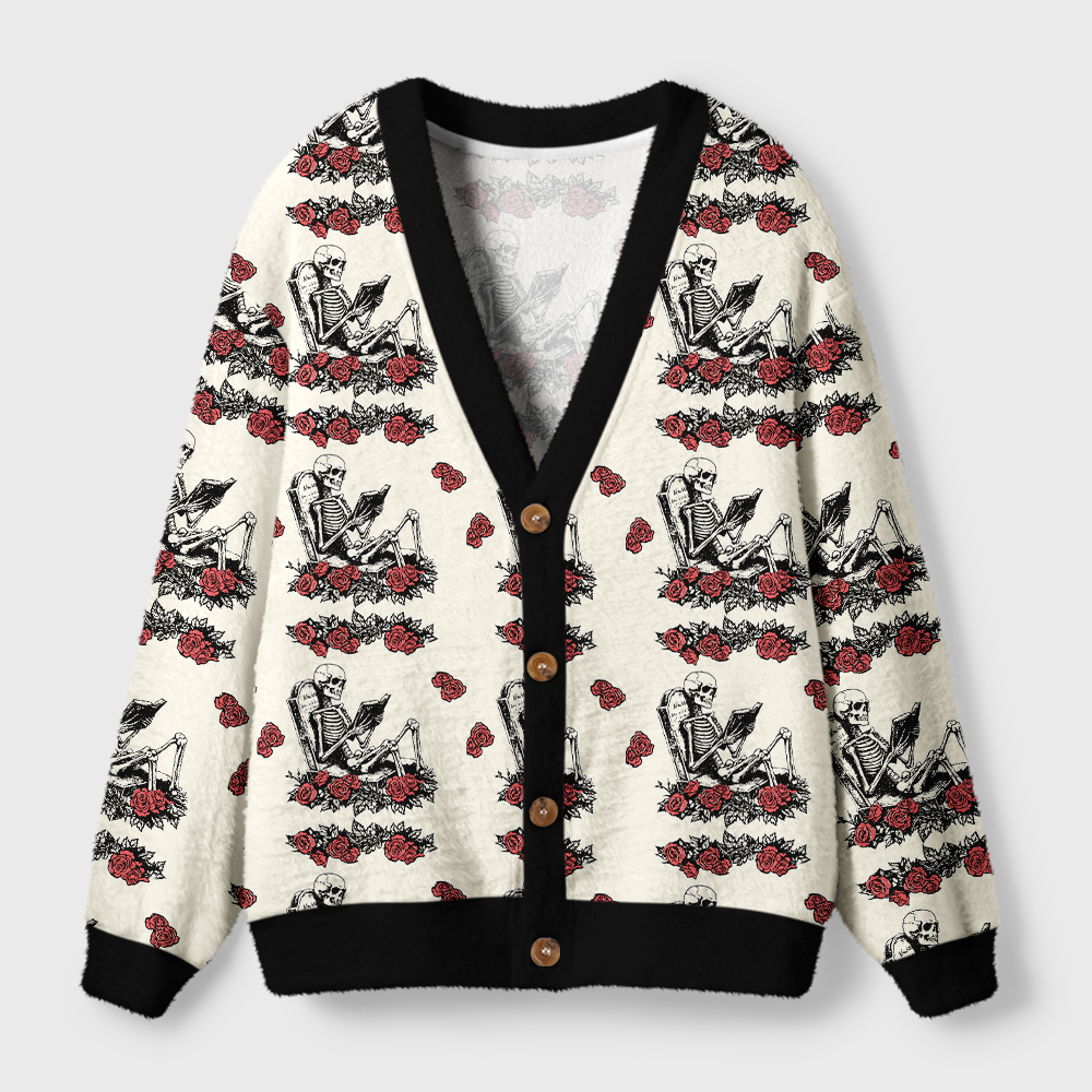 Pagewings One More Chapter Light Knit Unisex Cardigan Sweaters