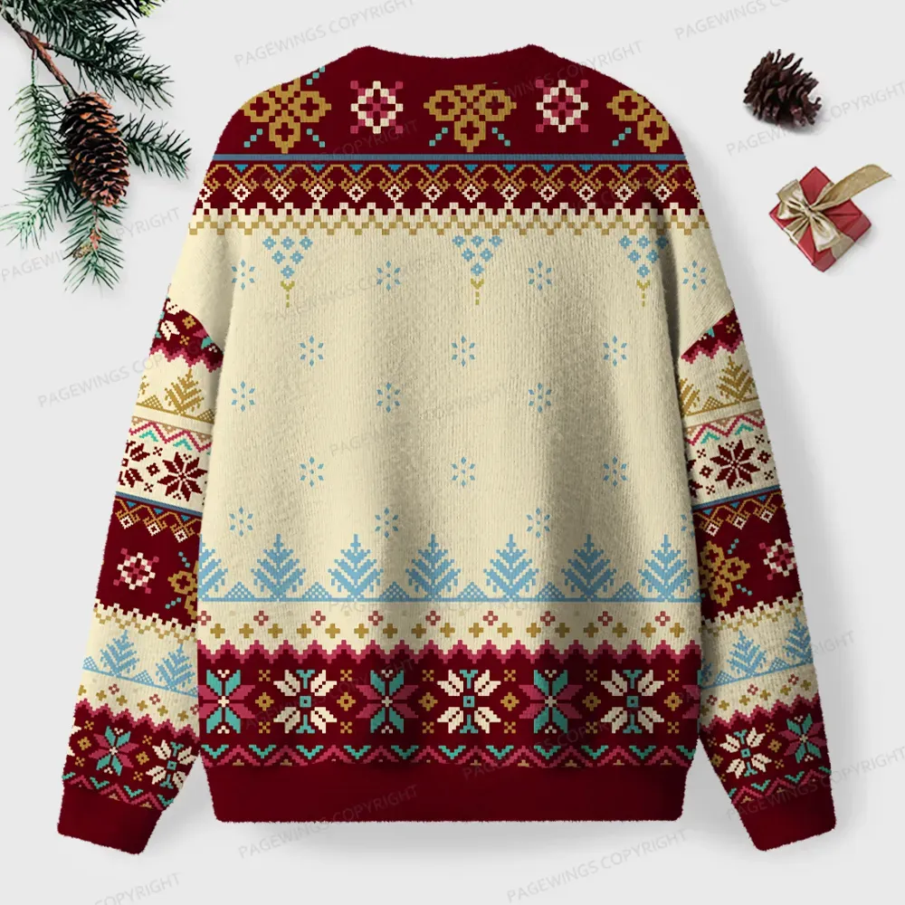 Pagewings Emotions Unisex Ugly Knit Sweatshirt