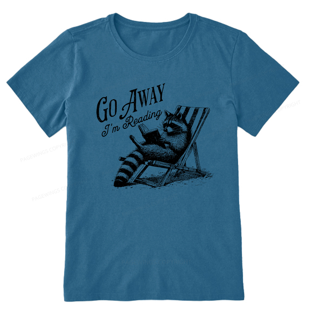 Pagewings Funny Raccoon Book Lover Tshirt Unisex Classic T-shirt