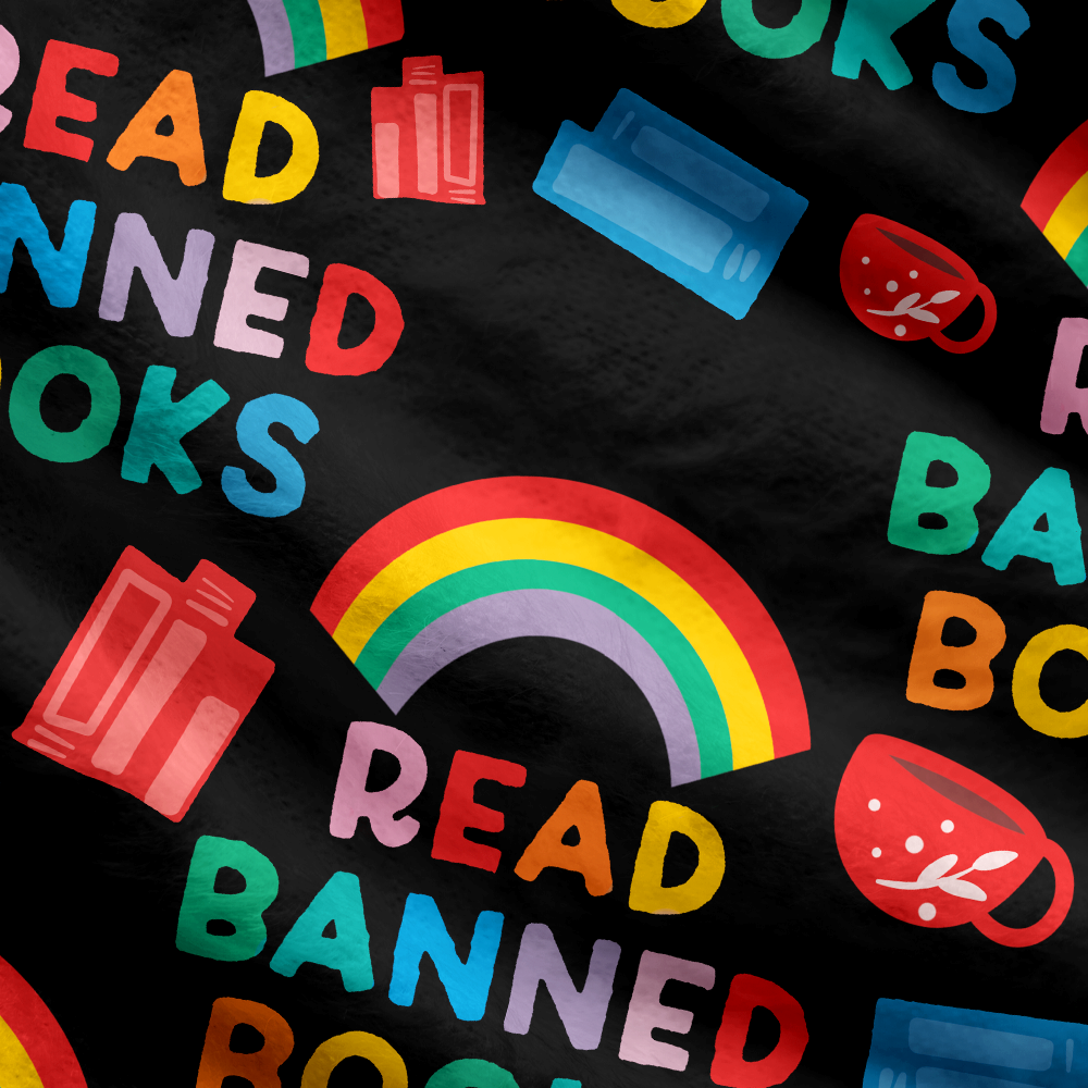Pagewings Read Banned Books 7009X Women's Cardigan Sweater