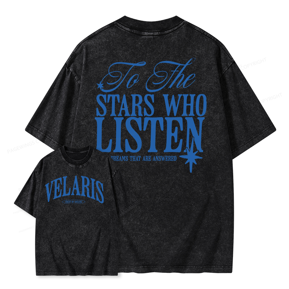 Pagewings Velaris Unisex Washed T-shirt