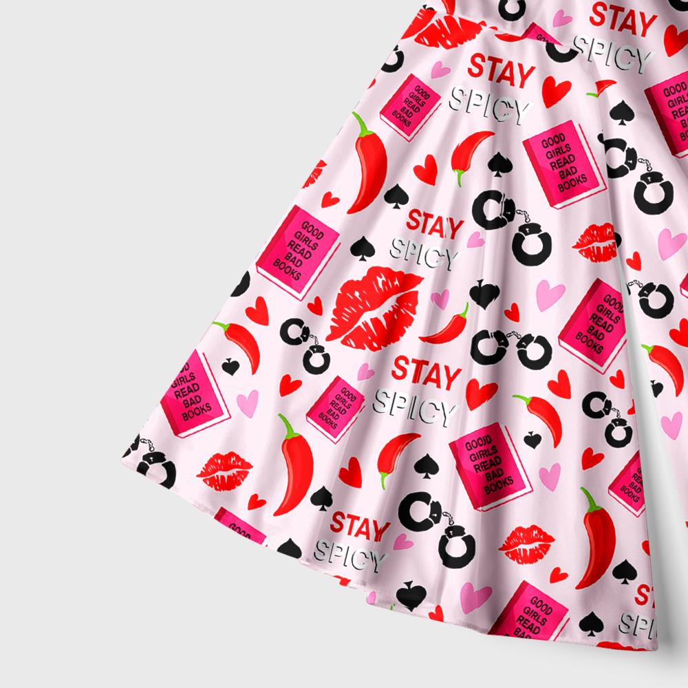Pagewings Books Are My Love Language Bell Sleeve Dress
