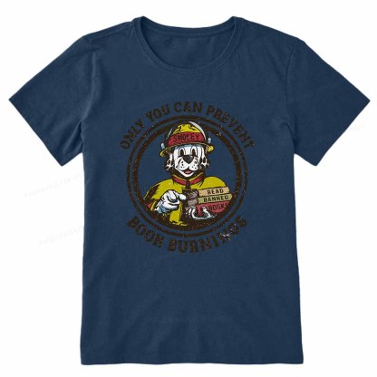 Pagewings Prevent Book Burnings Unisex Classic T-shirt