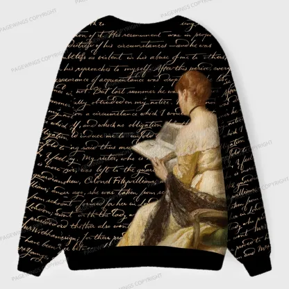 Pagewings Literature Unisex Ugly Cardigan Sweaters