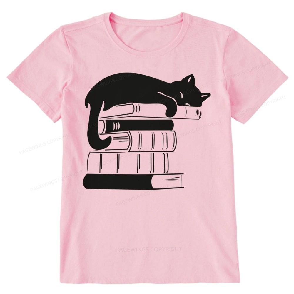 Pagewings Books And Cats Unisex Classic T-shirt