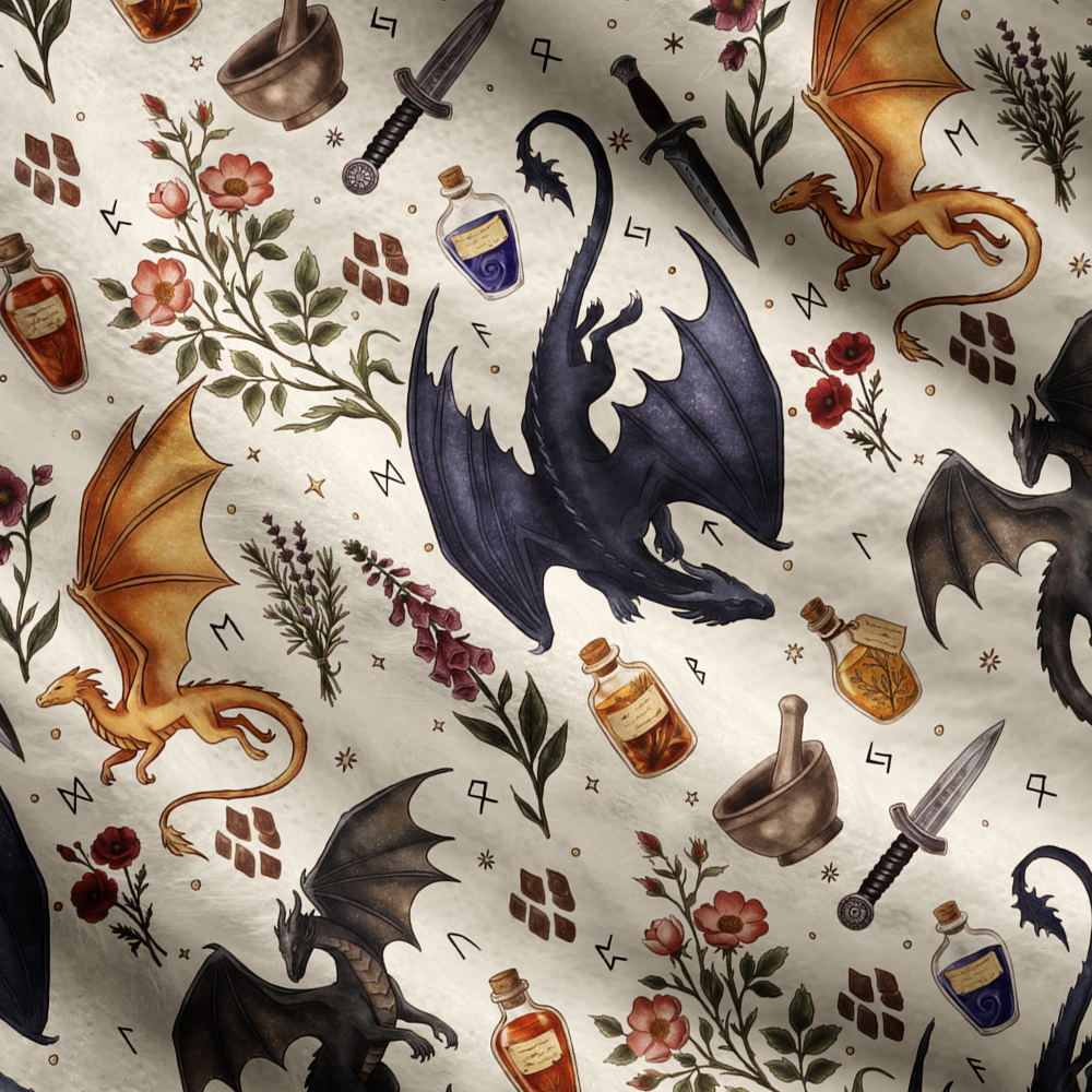 Pagewings Book Dragon Women's Cardigan Sweater