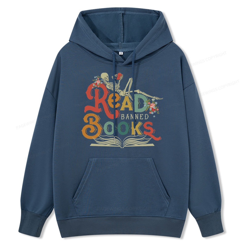 Pagewings Read Banned Books Unisex Classic Hoodie