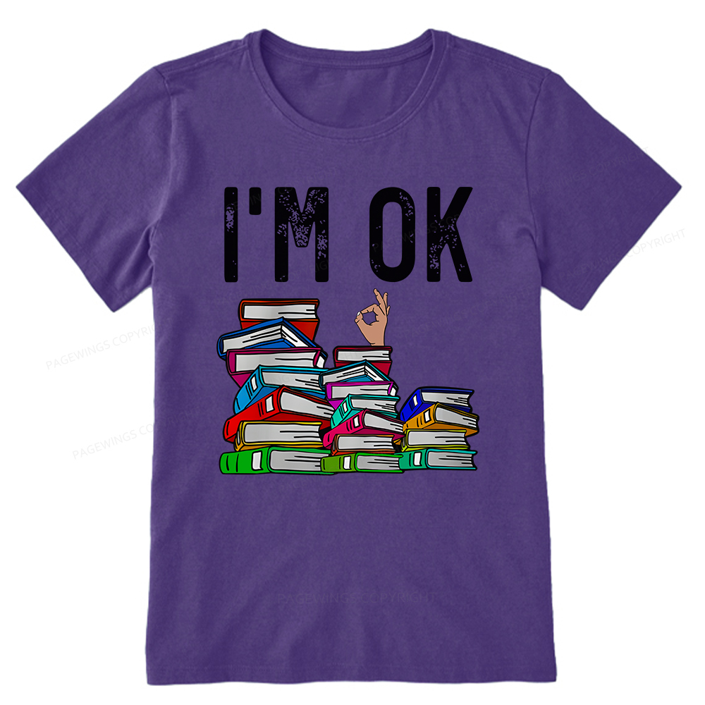 Pagewings Librarian Book Reader Funny Book Lover Unisex Classic T-shirt