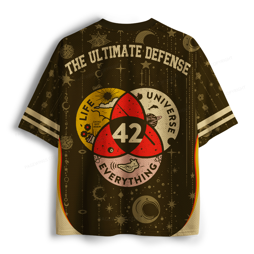 Pagewings 42 The Answer To Life The Universe And Everything Unisex Mesh Jersey