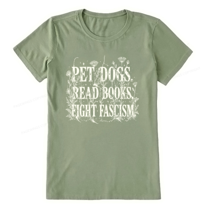 Pagewings Anti Fascism Book Lover Unisex Classic T-shirt