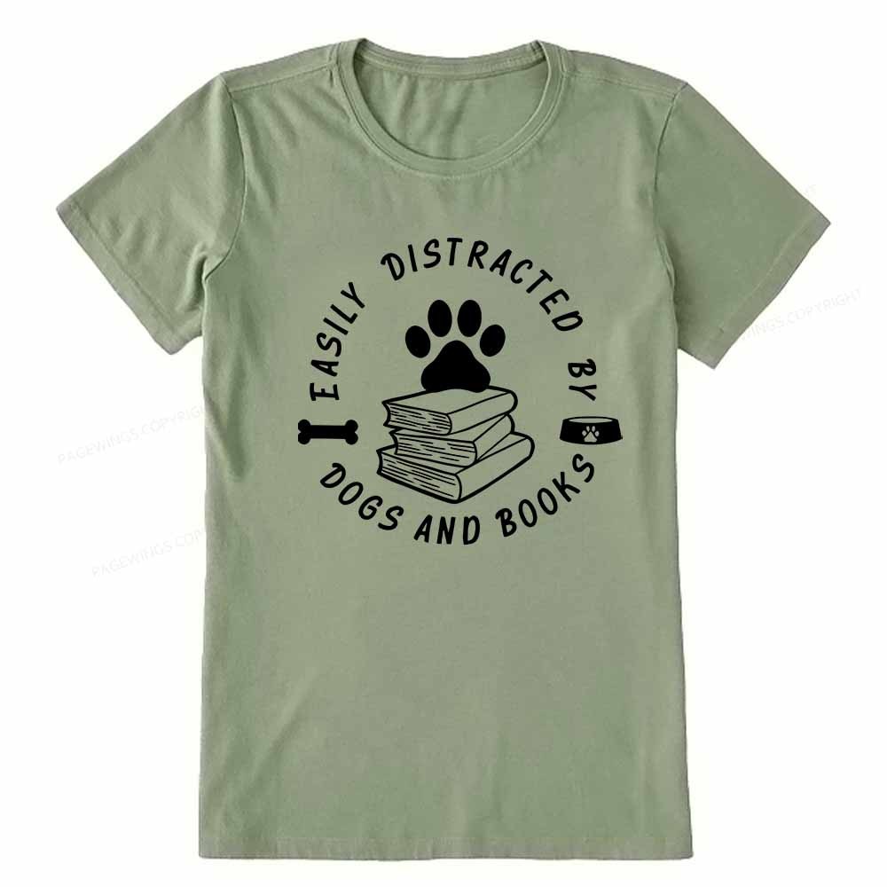 Pagewings Book Lover Sweater Funny Dog Sweater Unisex Classic T-shirt