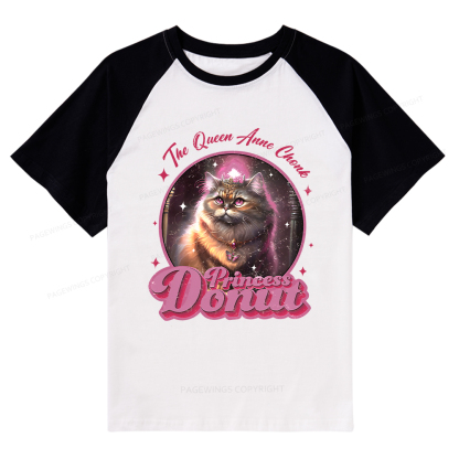 Pagewings Princess Donut Raglan T-shirt